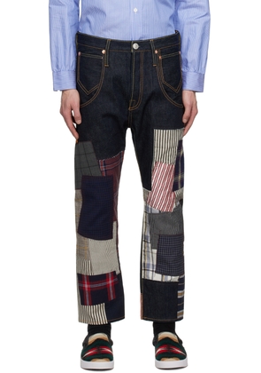 Junya Watanabe Indigo Levi's Edition Patchwork Jeans