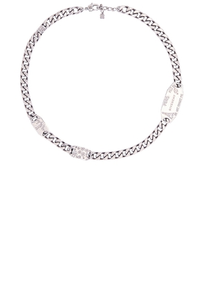 Givenchy City Multi Silvery Necklace in Silvery - Metallic Silver. Size all.