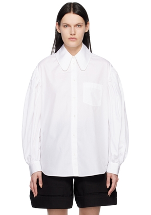Simone Rocha White Puff Sleeve Shirt