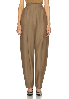 KHAITE Ashford Pant in Toffee - Tan. Size 0 (also in 2).