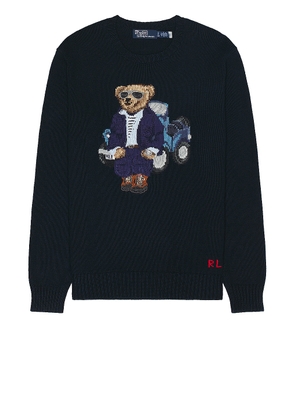 Polo Ralph Lauren Bear Sweater in Aviator Navy - Blue. Size L (also in XL/1X).