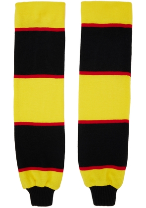 Adam Jones Yellow & Black Football Gloves
