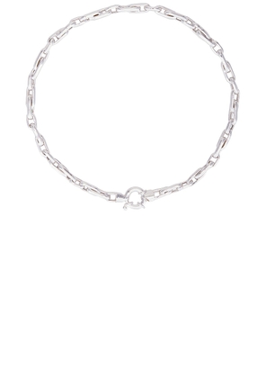 Loren Stewart Forza Chain Necklace in Sterling Silver - Metallic Silver. Size all.