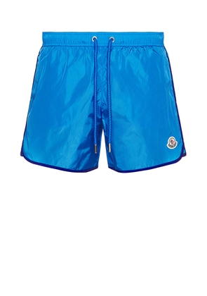 Moncler Swim Short in Electric Blue - Blue. Size M (also in S, XL/1X).