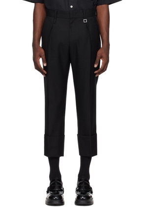WOOYOUNGMI Black Cabra Trousers