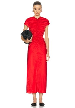 TOVE Aubree Dress in Vivid Red - Red. Size 38 (also in 40, 42).