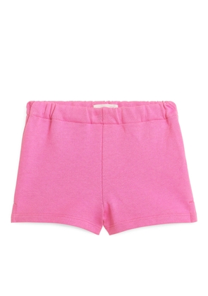 Cotton Terry Shorts - Pink