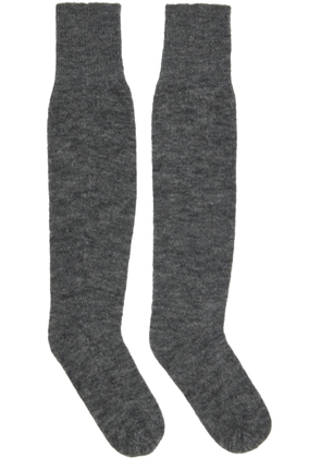 16Arlington SSENSE Work Capsule - Gray Semi-Sheer Socks