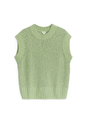 Knitted Vest - Green