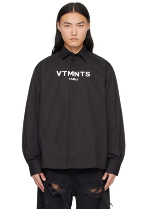 VTMNTS Black Paris Shirt