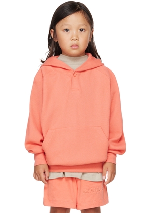 Fear of God ESSENTIALS Kids Pink Henley Hoodie