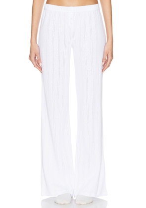 Cou Cou Intimates The Pant in White Pointelle - White. Size M (also in ).