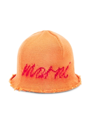 Marni Hat in Arabesque - Orange. Size M (also in L, S).