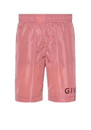 Givenchy Long Swimshorts in Old Pink - Pink. Size L (also in M, S, XL/1X).