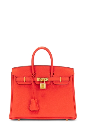 hermes Hermes Birkin 25 Togo Handbag in Red - Red. Size all.