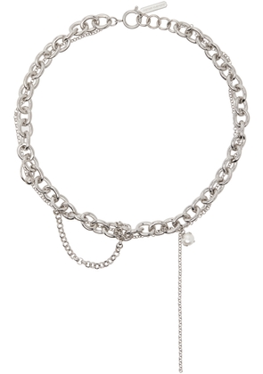 Justine Clenquet Silver Lucy Necklace