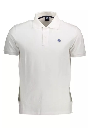 North Sails White Cotton Polo Shirt - XL
