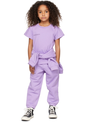 PANGAIA Kids Purple 365 Track Pants
