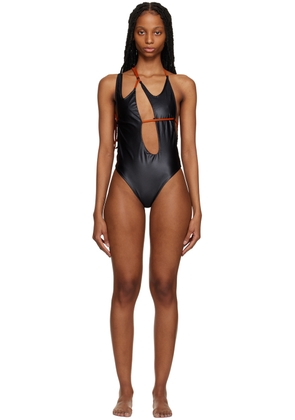 Ottolinger Black Laced One-Piece Swimsuit