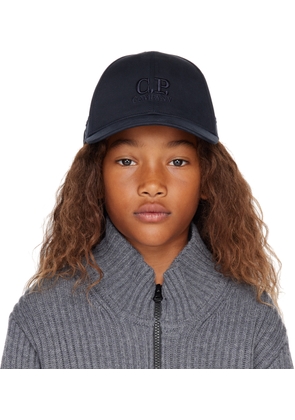 C.P. Company Kids Kids Navy Embroidered Cap