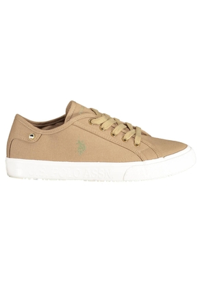 U.S. POLO ASSN. Chic Brown Lace-Up Sporty Sneakers - EU40/US10