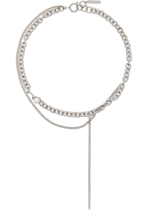 Justine Clenquet Silver Chase Necklace