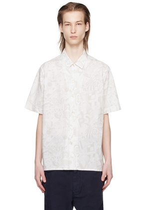 PS by Paul Smith Off-White Pattern Shirt