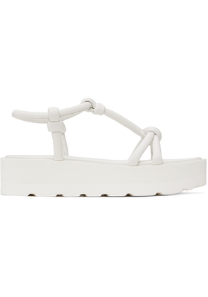 Gianvito Rossi White Marine Flat Sandals