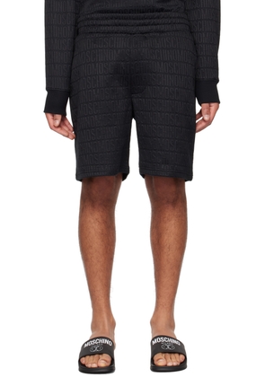 Moschino Black Jacquard Shorts