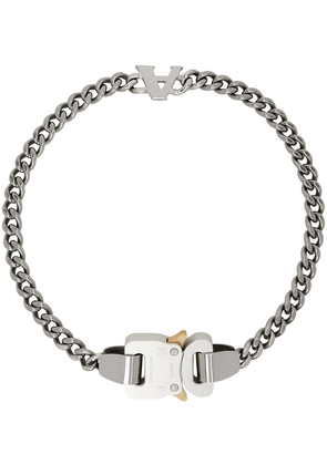 1017 ALYX 9SM Silver Buckle Charm Necklace