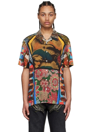 PHIPPS Mulitcolor Bowling Shirt