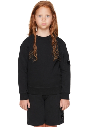 C.P. Company Kids Kids Black Basic Sweatshirt