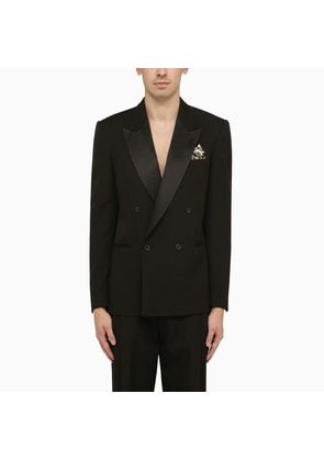 Off-White Double-Breasted Wool Blazer