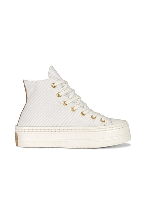 Converse Chuck Taylor All Star Modern Lift Sneaker in Ivory. Size 11, 5.5, 7.5, 9.5.