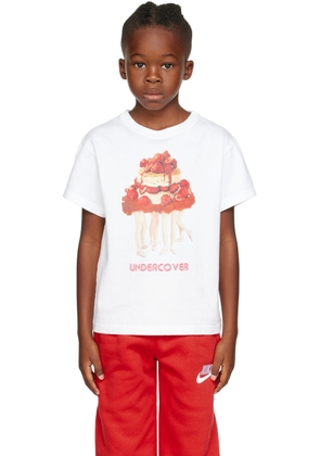 UNDERCOVER Kids White Strawberry T-Shirt