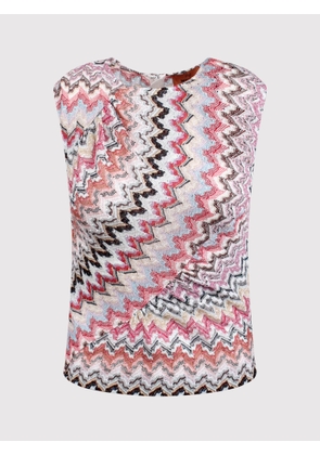 Missoni Zigzag-Woven Knitted Tank Top