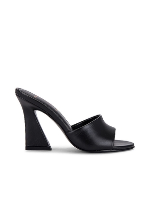 BLACK SUEDE STUDIO X REVOLVE Nadya Mule Sandal in Black. Size 9.5.