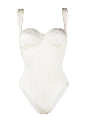 Noire Swimwear balconette-style swimsuit - Neutrals