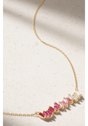 Suzanne Kalan - 18-karat Gold, Sapphire And Diamond Necklace - One size