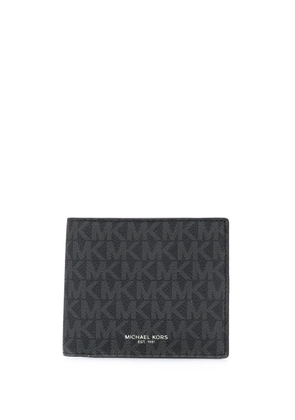 Michael Kors logo print billfold wallet - Black