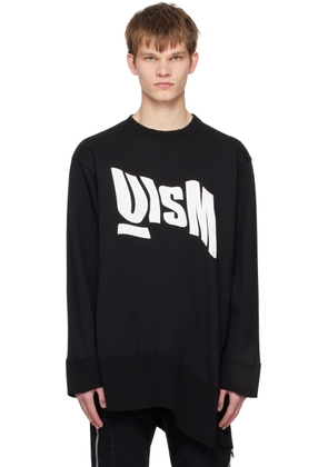 Undercoverism Black Asymmetric Sweatshirt