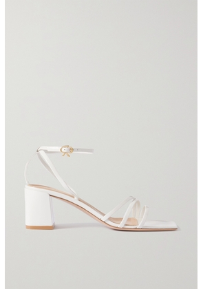 Gianvito Rossi - Nuit 55 Leather Sandals - White - IT34,IT35,IT35.5,IT36,IT36.5,IT37,IT37.5,IT38,IT38.5,IT39,IT39.5,IT40,IT40.5,IT41,IT41.5,IT42
