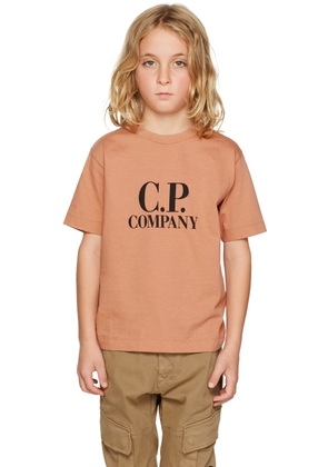 C.P. Company Kids Kids Pink Logo T-Shirt