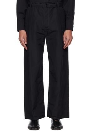 LEMAIRE Black Belted Easy Trousers