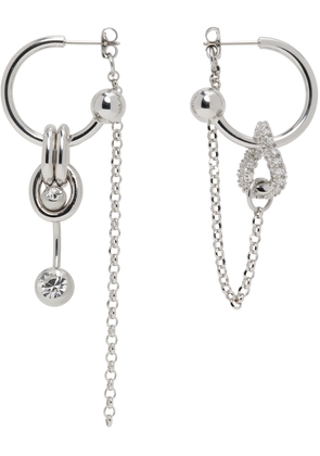 Justine Clenquet Silver Abel Earrings