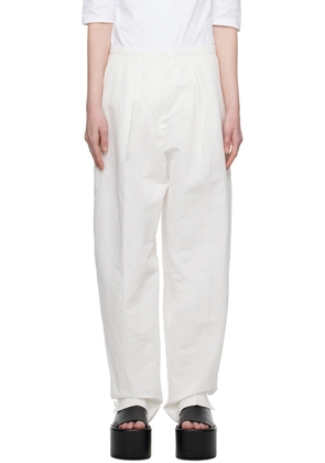 Sportmax White Turbigo Trousers