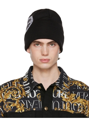 Versace Jeans Couture Black Space Beanie