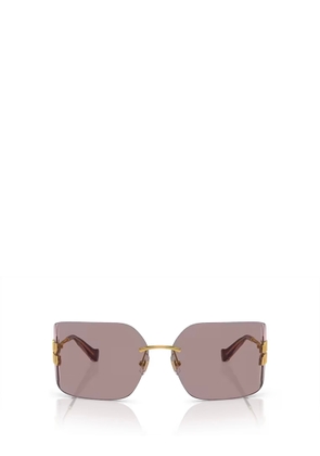 Miu Miu Eyewear Mu 54Ys Gold Sunglasses