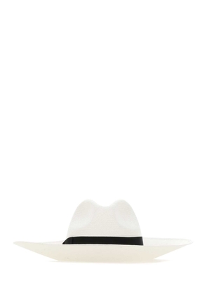 Borsalino White Straw Sophie Panama Hat