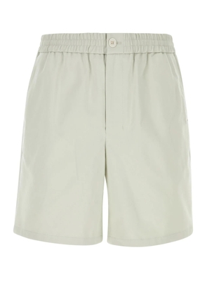 Ami Alexandre Mattiussi Ivory Cotton Bermuda Shorts